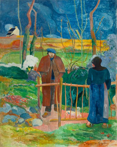 Bonjour, Monsieur Gauguin, 1889 von Paul Gauguin